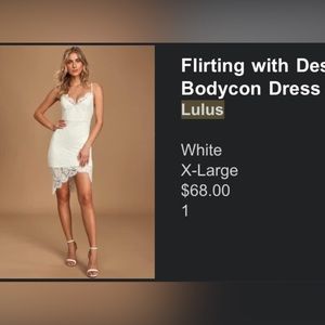 Lulu’s Bodycon Dress-Size:XL